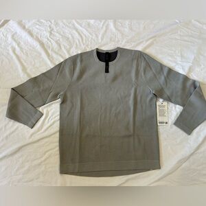 Men’s Lululemon athletica Cascade Coast Crew Gray sweater NWT
